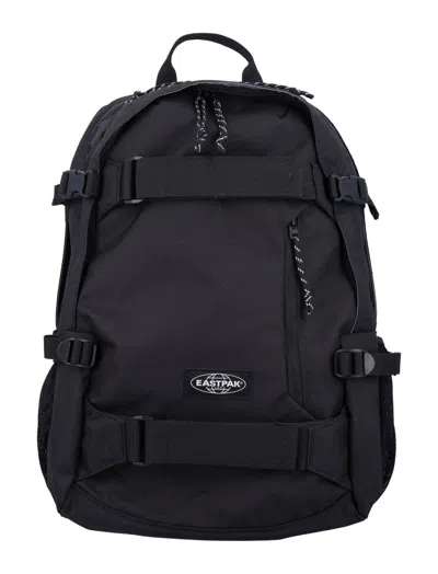 EASTPAK BLACK LOGO BACKPACK