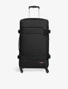 Eastpak Black Transit'r 4-wheel Medium Woven Suitcase 70cm In Black