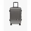 Eastpak Brushed Metal E Resist'r Cabin Small Hard-shell Polycarbonate Suitcase 55cm In Brushed Metal