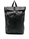 Eastpak Up Roll Tarp Weatherproof Backpack In Black