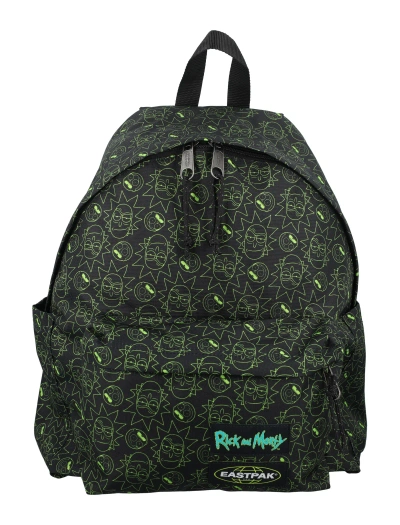Eastpak Day Pakr Rick And Morty Backpack In Black/green