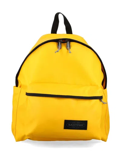 Eastpak Day Park Logo-patch Backpack In Yellow