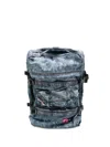 Eastpak Denim-effect Wheeled Holdall In Blue
