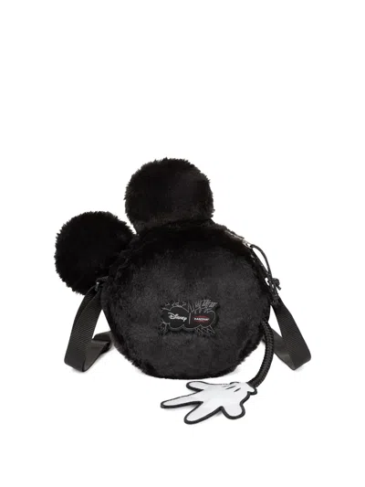 Eastpak Disney Faux-fur Shoulder Bag In Black