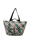 Eastpak 에곤 체크 패턴 토트 백 In Multi