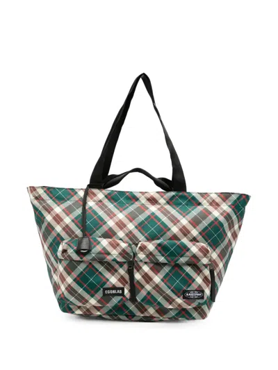 Eastpak 에곤 체크 패턴 토트 백 In Multi