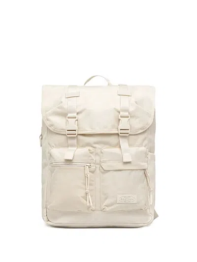 Eastpak Flap-pocket Buckle-detail Backpack In White