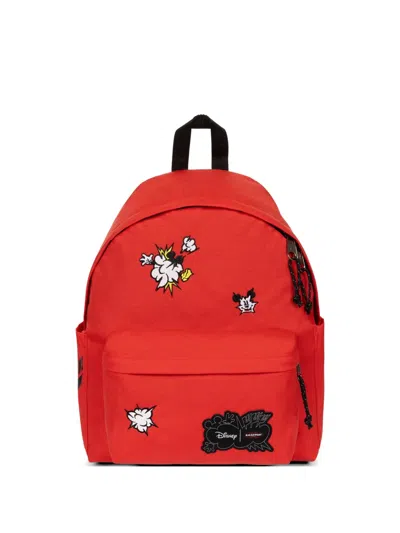 Eastpak Graphic-patch Pocket-detail Backpack In Orange