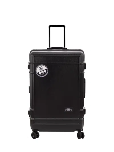 Eastpak Hard-shell Logo-plaque Luggage In Black