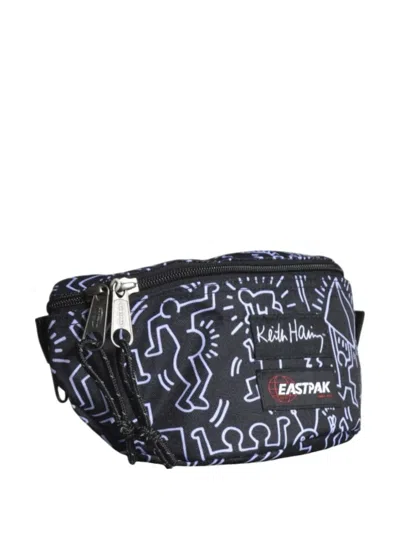 Eastpak Keith Haring-print Belt Bag In Black