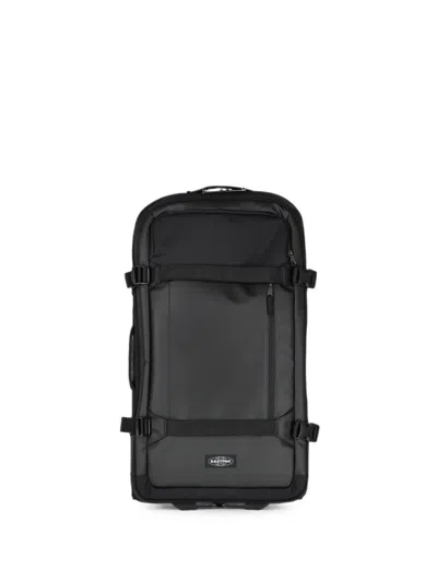 Eastpak Large Transit'r Pro Logo-patch Buckled Travel Trolley In Black