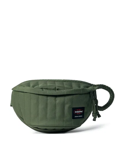 Eastpak Logo-patch Belt Bag In Green