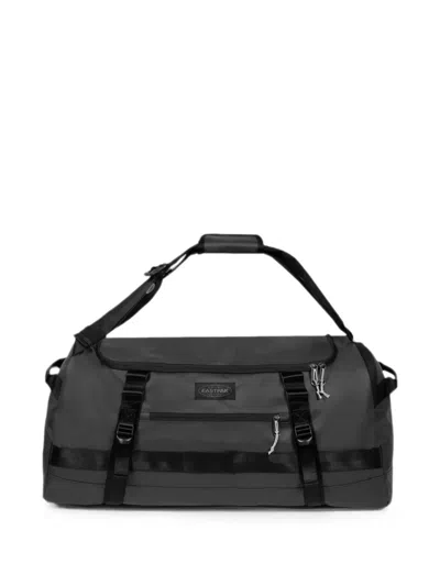 Eastpak Logo-patch Buckle-strap Backpack In Gray