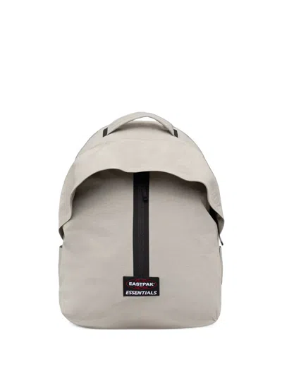 Eastpak Medium Essentials Logo-patch Backpack In Gray