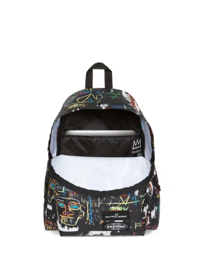 Eastpak Medium Graffiti-print Backpack In Black
