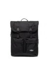 Eastpak Medium Icon Topload Buckle-fastening Flap Backpack In Black