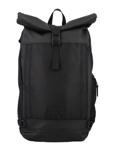 Eastpak Tecum Roll Fold-over Backpack In Black