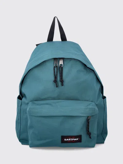 Eastpak Padded Pak'r Tech Fabric Backpack With Zipped Front Pocket In Blue