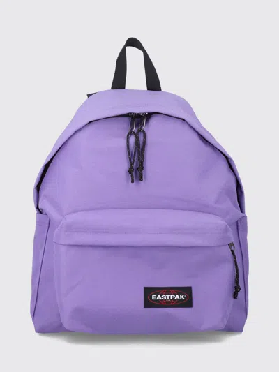 Eastpak Padded Pak'r Tech Fabric Backpack With Zipped Front Pocket In Purple