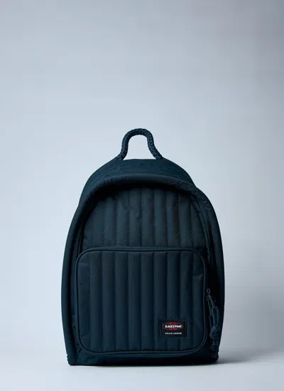 Eastpak Quilted Backpack In Navy