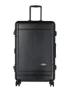 Eastpak Black E Resist'r Cabin Small Hard-shell Polycarbonate Suitcase 55cm In Black