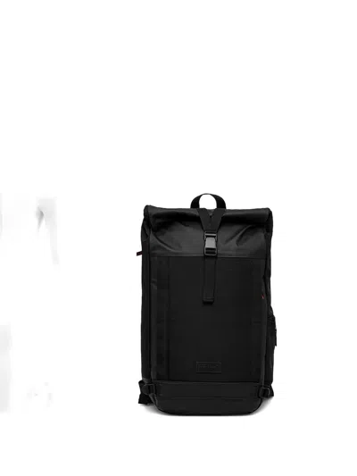 Eastpak Roll-top Buckled Backpack In Black