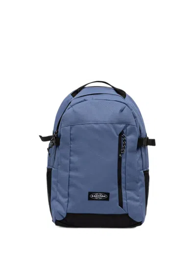 Eastpak Smallker Pro Logo-patch Buckle-strap Backpack In Blue