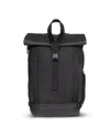 Eastpak Tecum Roll Fold-over Backpack In Black