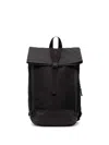 Eastpak Tecum Roll Fold-over Backpack In Black