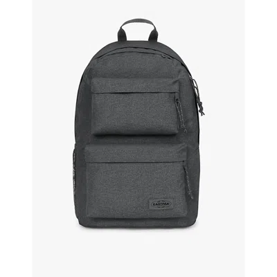 Eastpak Womens Black Padded Double Logo-patch Shell Backpack In Black