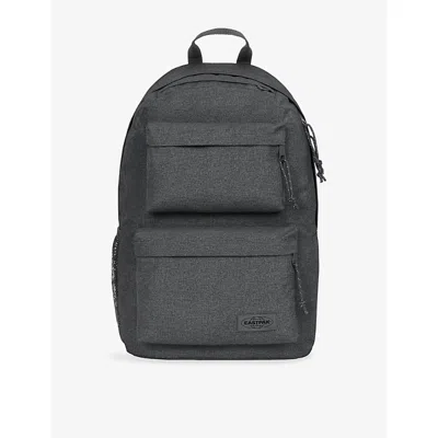 Eastpak Womens Padded Double Logo-patch Shell Backpack Black Denim