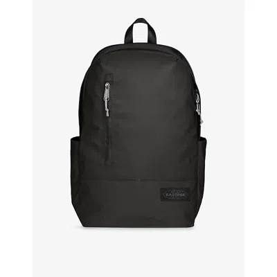 Eastpak Womens Black Tarp Woven Backpack In Orange