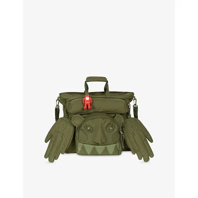 Eastpak Womens  X Walter Van Beirendonck Monster Woven Tote Green