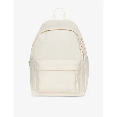 Eastpak Womens Off White Icon Pak'r Logo-patch Woven Backpack