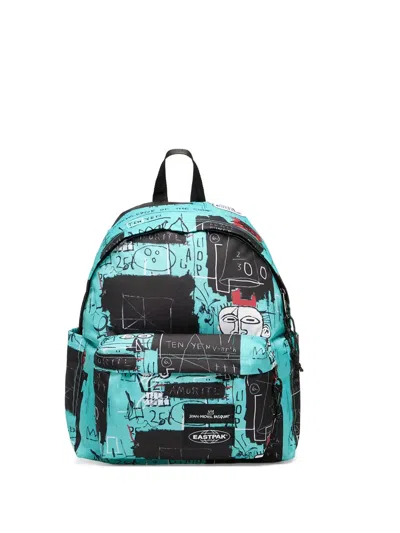 Eastpak X Basquiat Day Pak'r Backpack In Blue