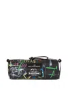Eastpak X Basquiat Kings Of Egypt 2 Print Pencil Case In Multi