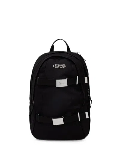 Eastpak X Dime Getter Logo-plaque Backpack In Orange