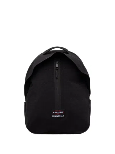 Eastpak X Fear Of God Essentials Logo-patch Backpack In Black
