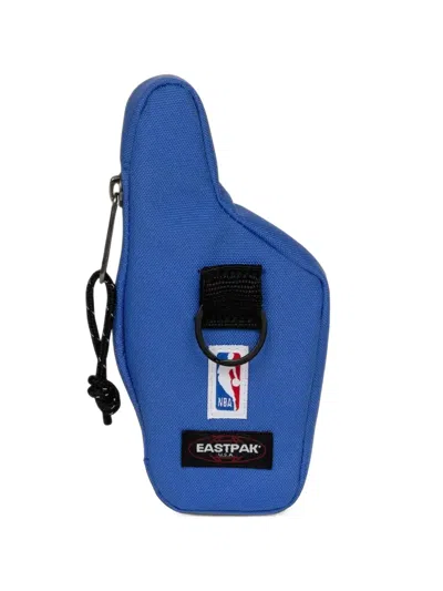 Eastpak X Nba Fan Hand Logo-print Clutch Bag In Blue