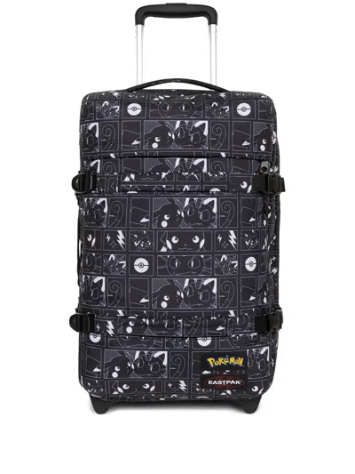 Eastpak X Pokémon Transit'r 印花小号滚轮行李箱 In Black
