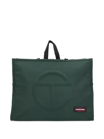 Eastpak X Telfar Large Embossed-logo Backpack In Green
