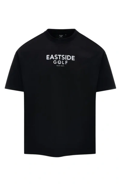 Eastside Golf Ace Embroidered T-shirt In Black