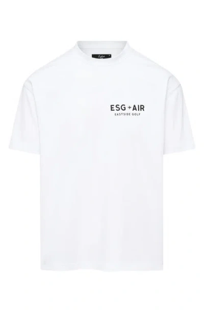 Eastside Golf Boarding Pass Graphic T-shirt In White