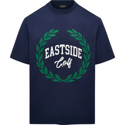 Eastside Golf Club Crest Graphic T-shirt In Blue