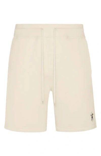 Eastside Golf Core Cotton Blend Fleece Golf Shorts In Pumice