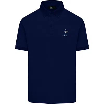 Eastside Golf Core Cotton Blend Piqué Polo In Blue
