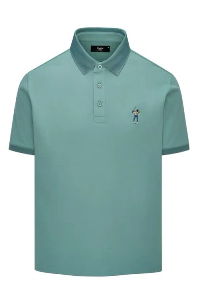 Eastside Golf Core Cotton Blend Piqué Polo In Neutral