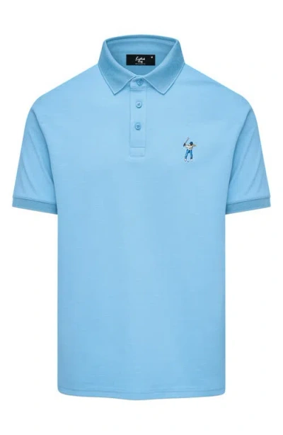 Eastside Golf Core Embroidered Piqué Polo In Blue