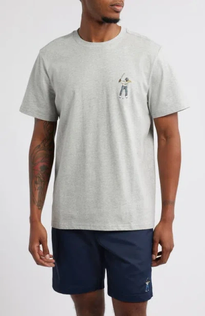 Eastside Golf Core Embroidered T-shirt In Heather Grey