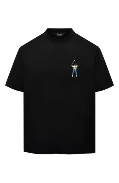 Eastside Golf Core Embroidered T-shirt In Black